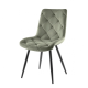 Стул кухонный SHELL черный каркас/оливковый велюр (19567-01)