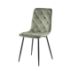 Стул кухонный ANETTE черный каркас/оливковый велюр (19581-01)