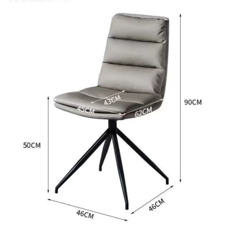 Стул кухонный CLIFF черный каркас/светло-серый (19958-01)