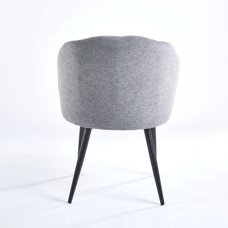 Стул CALLA черный каркас/серая ткань (21254-01)