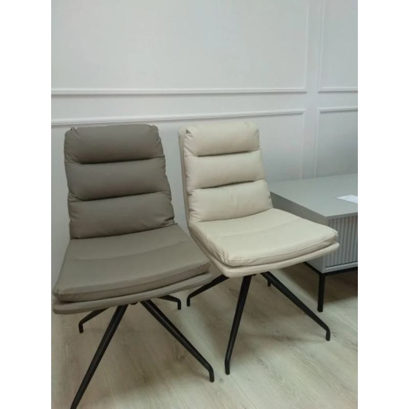 Стул кухонный CLIFF черный каркас/светло-серый (19958-01)