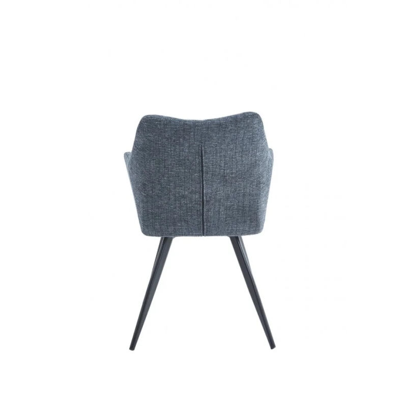 Стул кухонный STEFAN Черный каркас / Темно-серая ткань (20134-01)