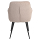 Стул кухонный DAVID Черный каркас / Темный Беж ткань (22142-01)