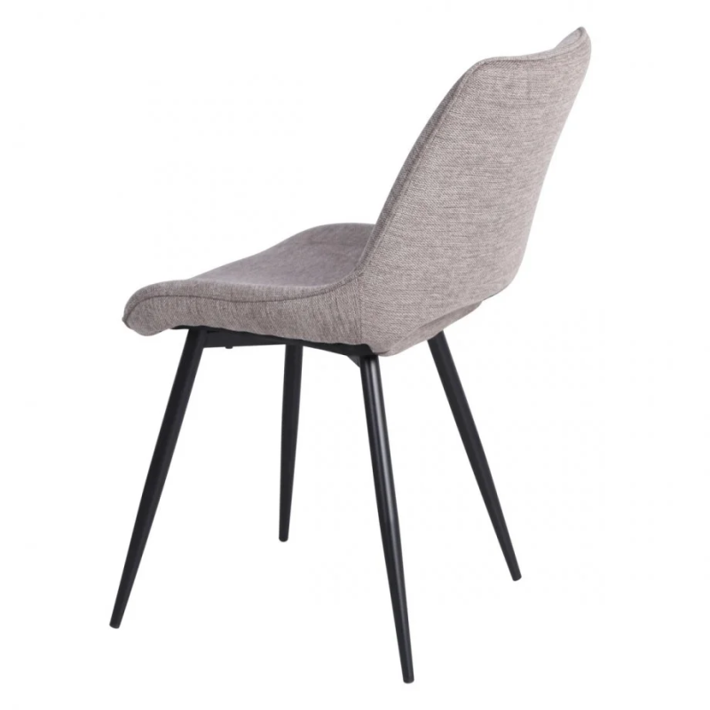 Стул кухонный NORA Черный каркас / Бежь ткань (22147-01)