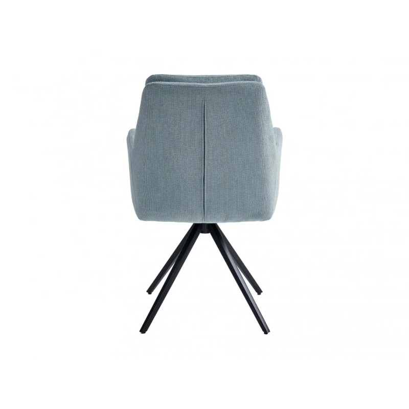 Стул с оборотом 180° Adrian черный каркас / Ментоловая ткань (20758-01)