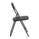 Стул складной TIKO Черный металл / Черная Экокожа (16636-01)