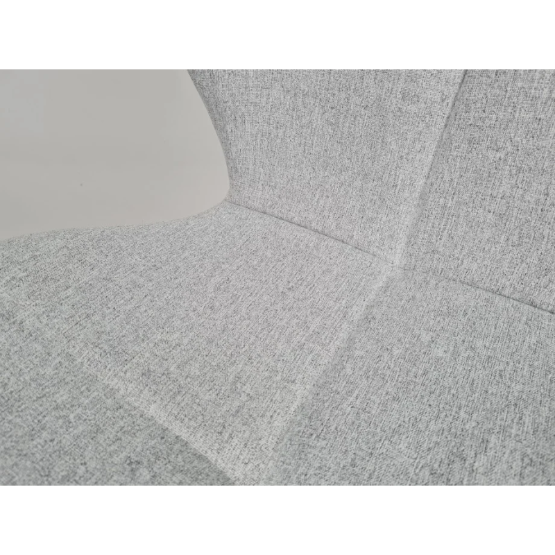 Стул кухонный DALE Черный металл / Светло-серая ткань (20153-01)