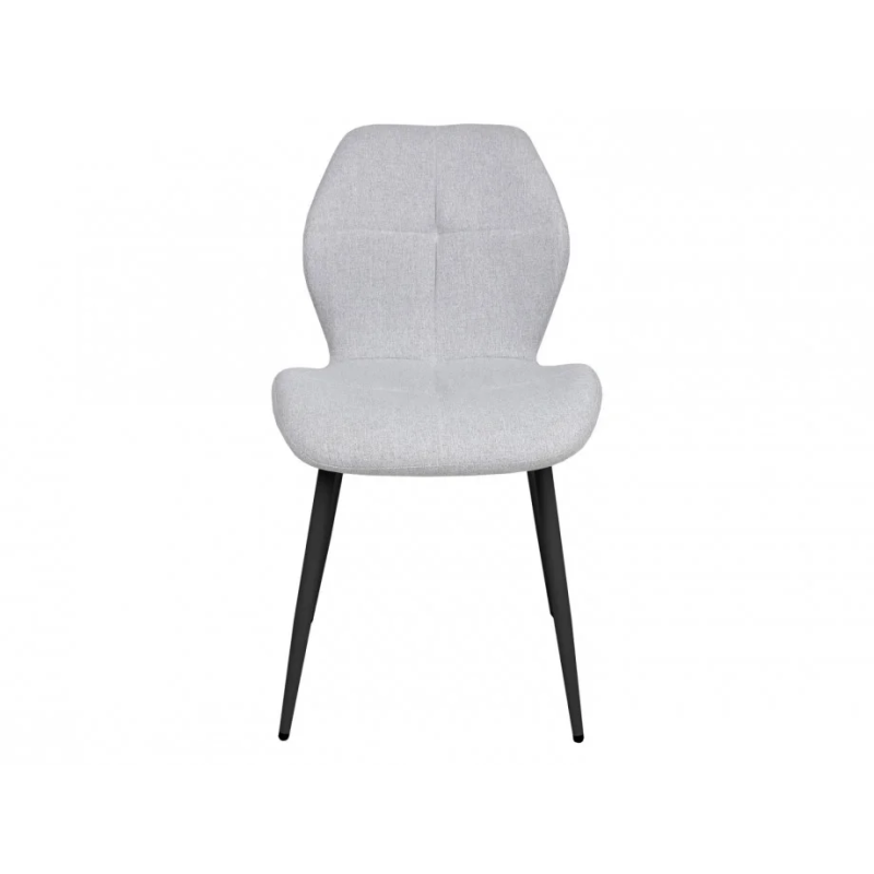 Стул кухонный DALE Черный металл / Светло-серая ткань (20153-01)