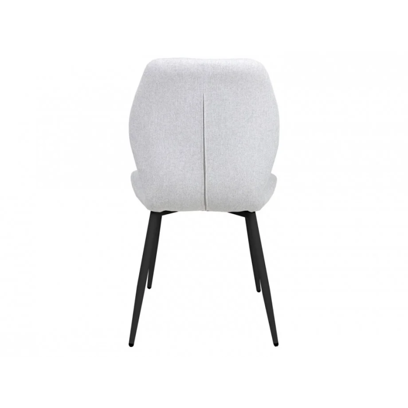 Стул кухонный DALE Черный металл / Светло-серая ткань (20153-01)