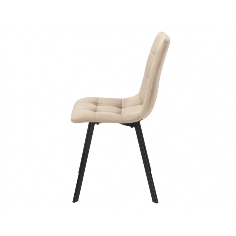 Стілець EARI чорний каркас/темний беж CDBL-40 (22944-01)