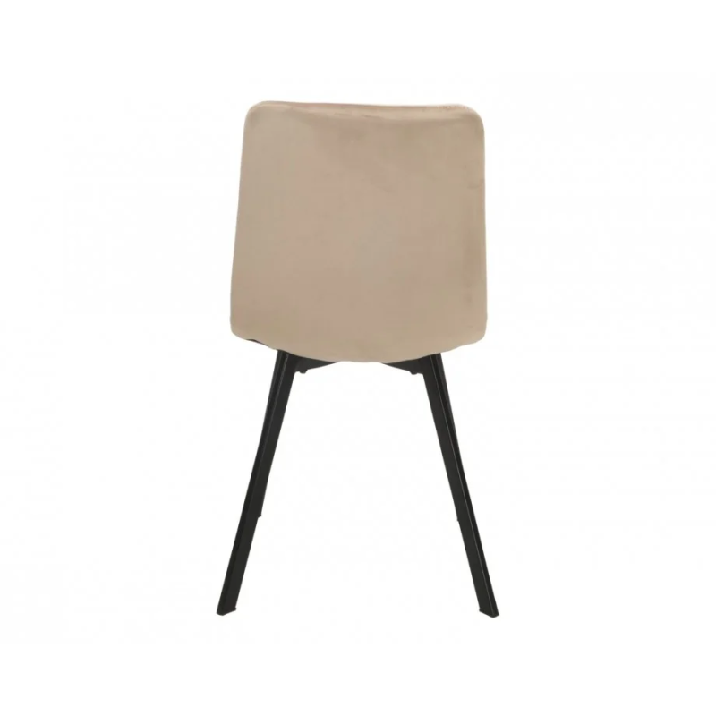 Стілець EARI чорний каркас/темний беж CDBL-40 (22944-01)