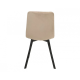 Стілець EARI чорний каркас/темний беж CDBL-40 (22944-01)