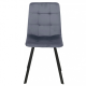 Стул кухонный EARI черный каркас/серый велюр CDBL-14 (16634-01)