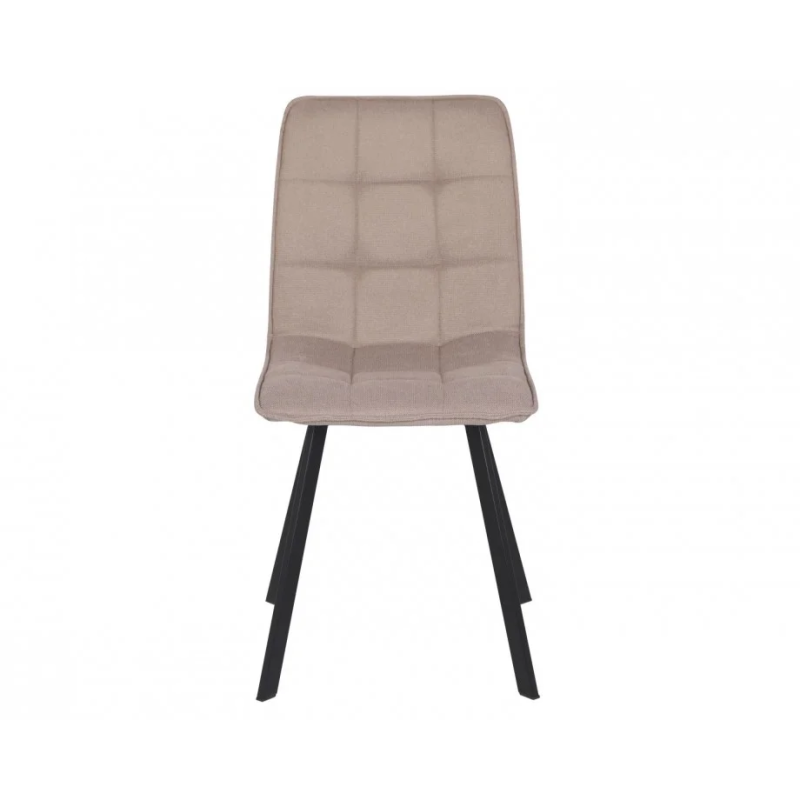 Стул кухонный EARI TEX Черный каркас / Бежевая ткань (22047-01)