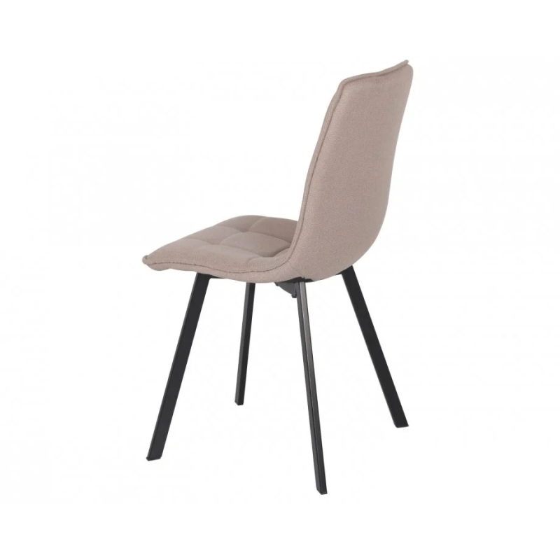 Стул кухонный EARI TEX Черный каркас / Бежевая ткань (22047-01)