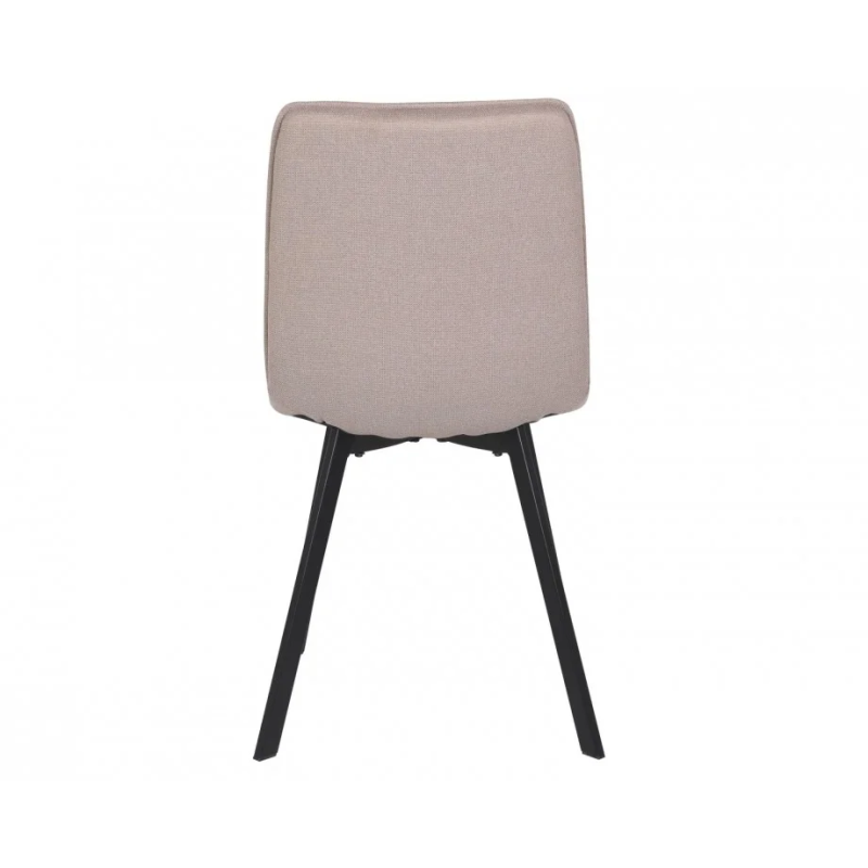 Стул кухонный EARI TEX Черный каркас / Бежевая ткань (22047-01)