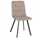 Стул кухонный EARI TEX Черный каркас / Бежевая ткань (22047-01)