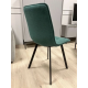 Стул кухонный EARI TEX Черный каркас / Изумрудная ткань (22045-01)
