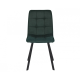 Стул кухонный EARI TEX Черный каркас / Изумрудная ткань (22045-01)