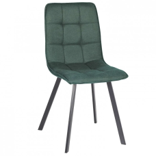 Стул кухонный EARI TEX Черный каркас / Изумрудная ткань (22045-01)