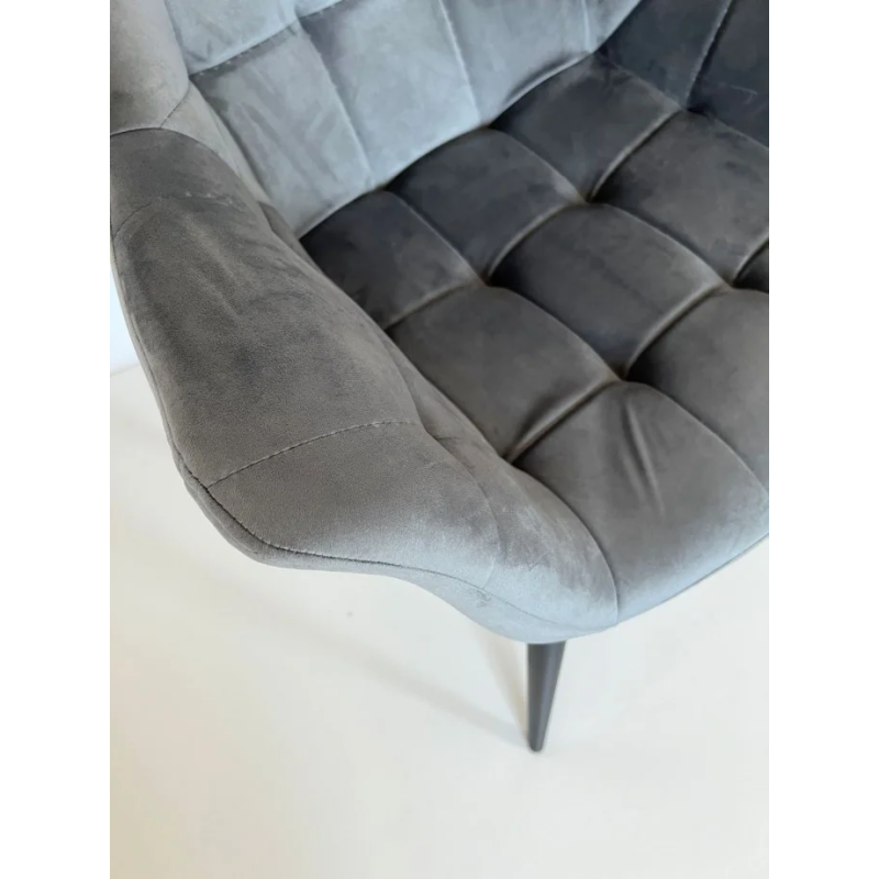 Стул обеденный ELEGANT Серый Велюр (8363-01)