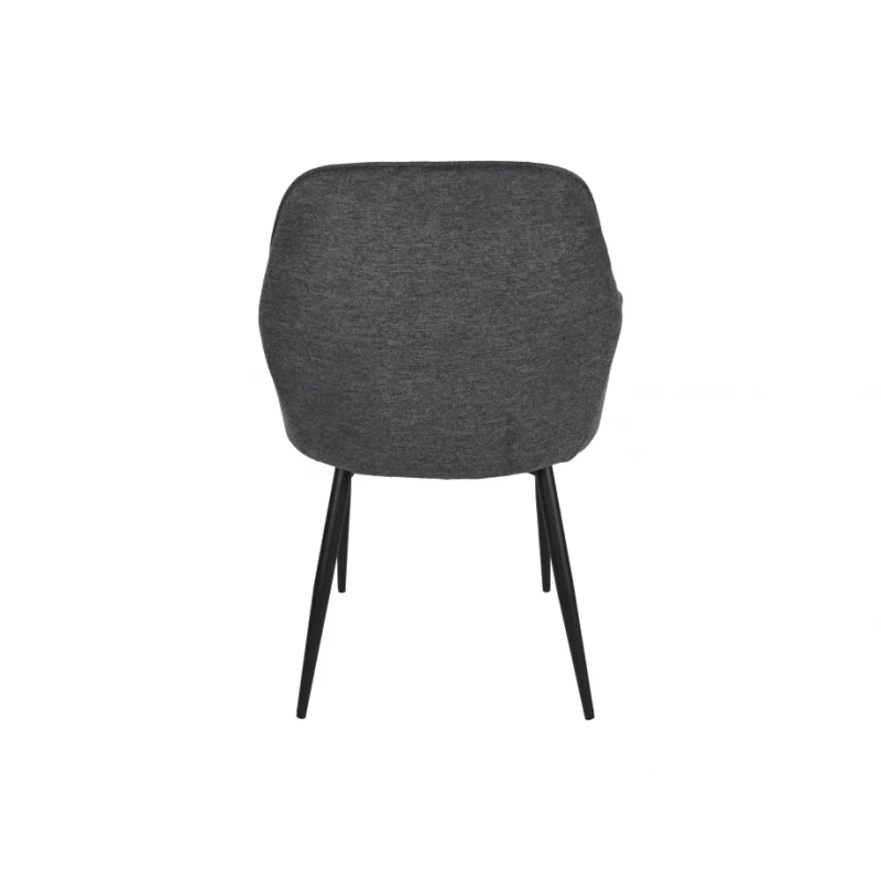 Стул кухонный EMILY черный каркас/графитовая ткань (20118-01)