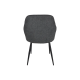 Стул кухонный EMILY черный каркас/графитовая ткань (20118-01)