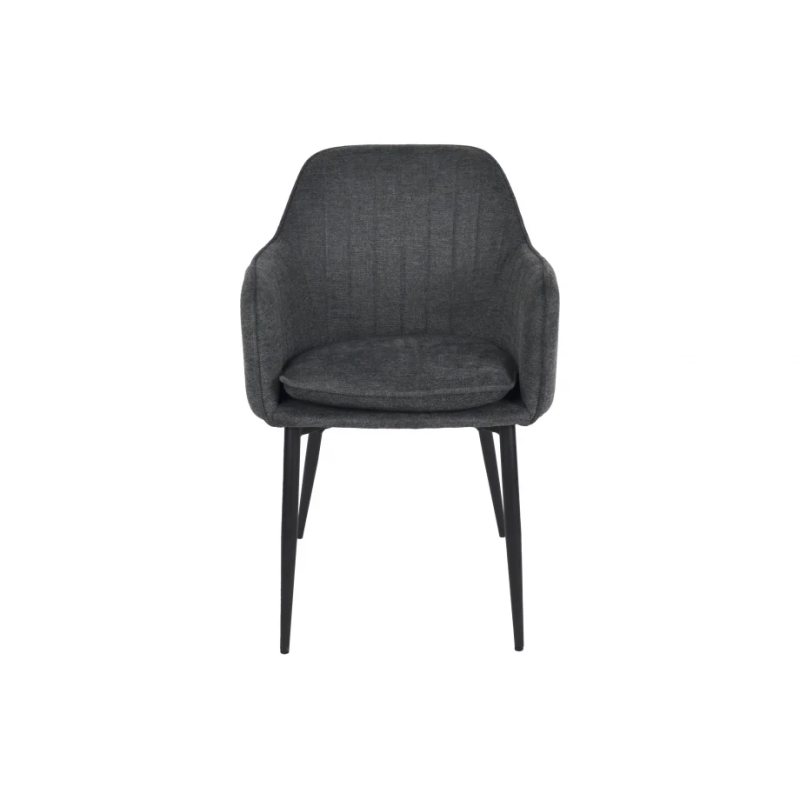 Стул кухонный EMILY черный каркас/графитовая ткань (20118-01)