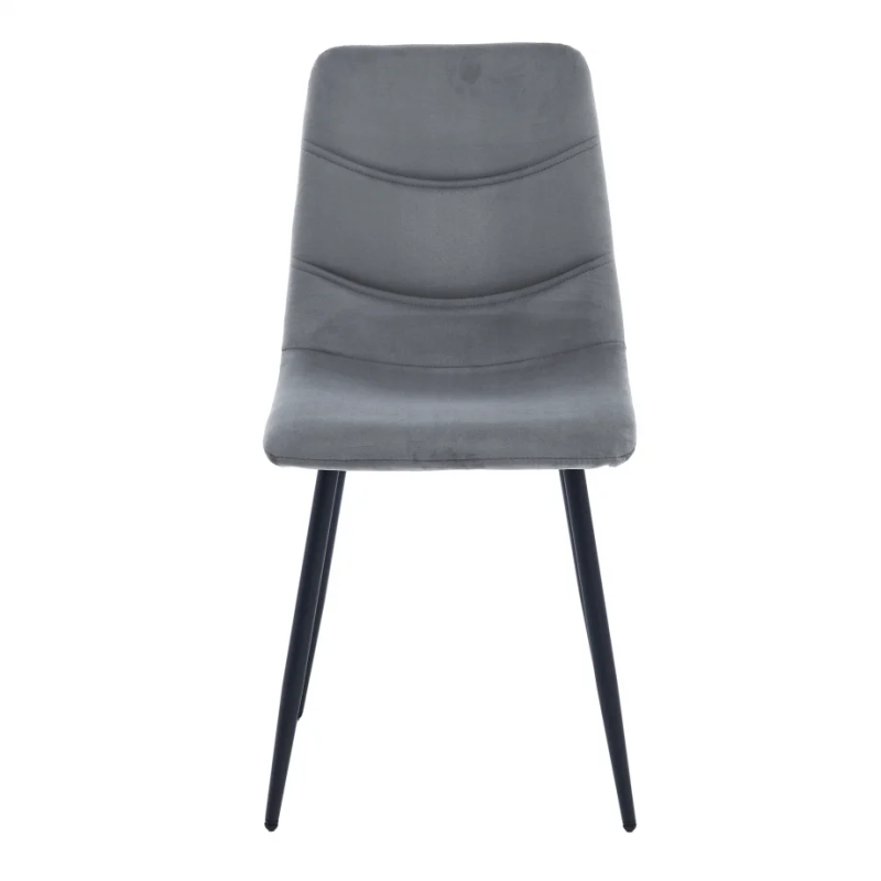 Стул кухонный EVAN Черный каркас / Темно-серый 18 (20138-01)