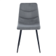 Стул кухонный EVAN Черный каркас / Темно-серый 18 (20138-01)