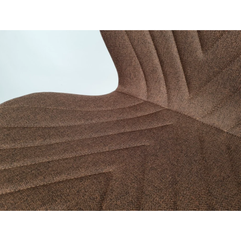 Стул кухонный FLY Черный каркас / Коричневая ткань (20125-01)