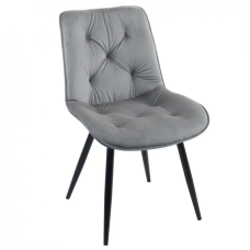 Стул STYLE черный/серый (16391-01)