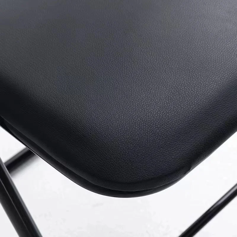 Стул складной TIKO Черный металл / Черная Экокожа (16636-01)