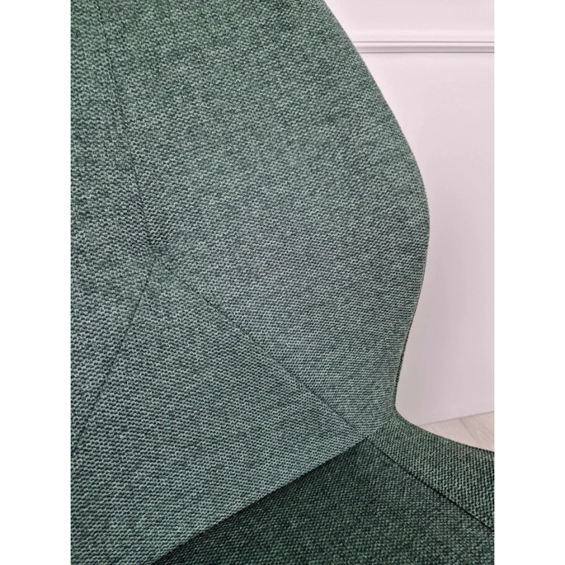 Стул кухонный Hank Черный каркас / Темно-зеленая ткань (20759-01)