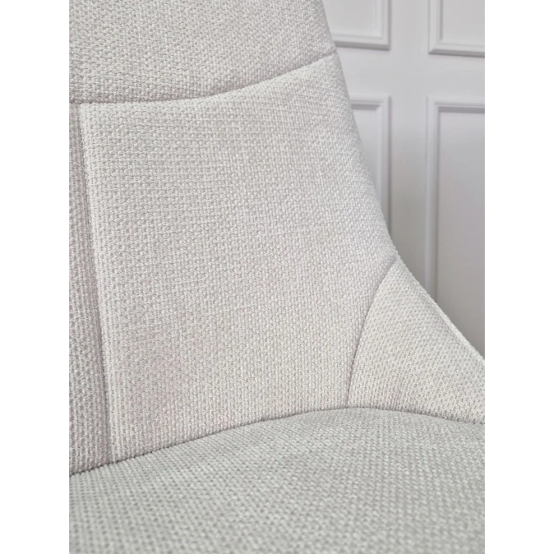 Стул кухонный JUSTIN Черный каркас/Светло-серая ткань (21268-01)