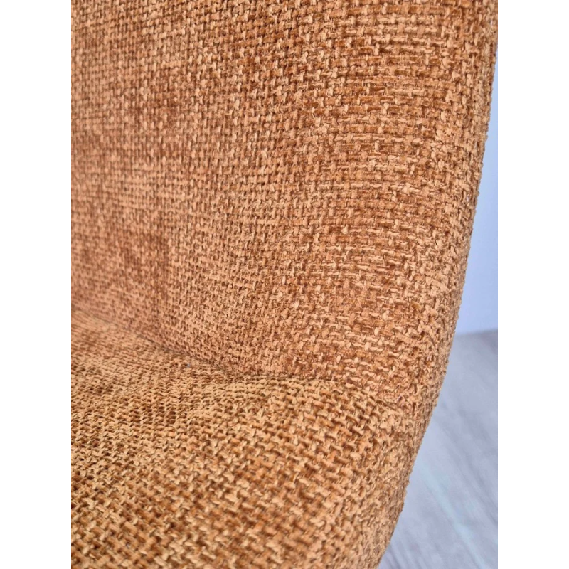 Стул кухонный KIWI Черный каркас / Терракотовая ткань (20149-01)