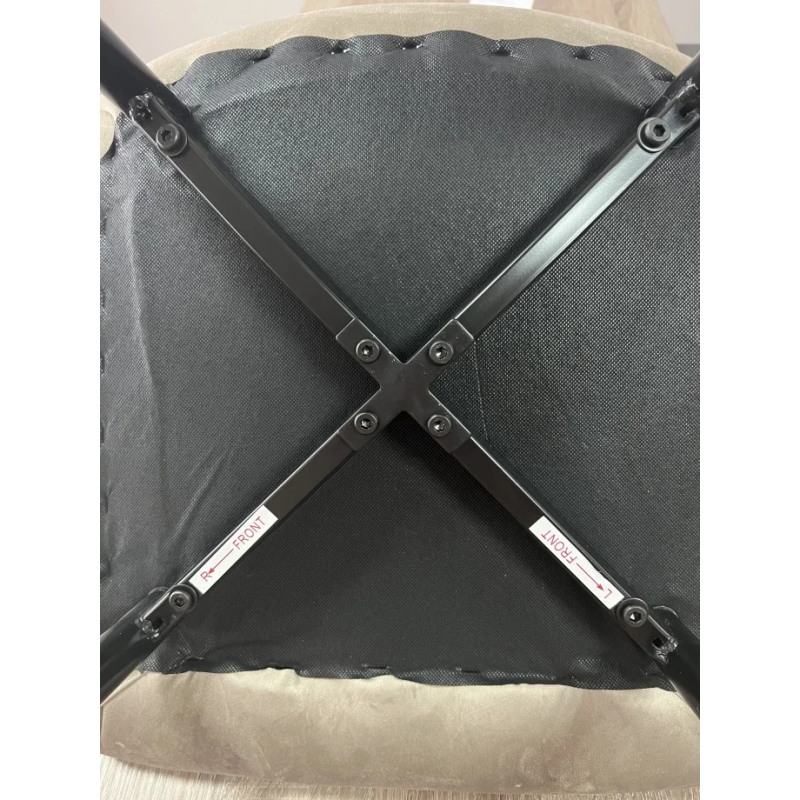 Стул кухонный COREY черный каркас/оливковый (19586-01)