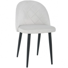 Стул кухонный LULU черный каркас/светло-серый (20002-01)