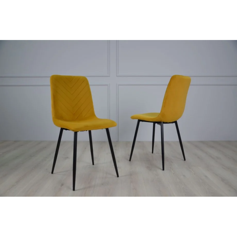 Стул кухонный MARCO черный/карри (11431-01)