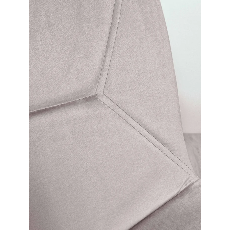 Стул кухонный Mark Черный каркас / Светло-розовый велюр (20762-01)