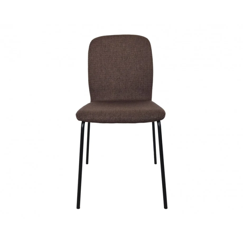 Стул кухонный NAVY Черный каркас/Глиняная серая ткань (21277-01)