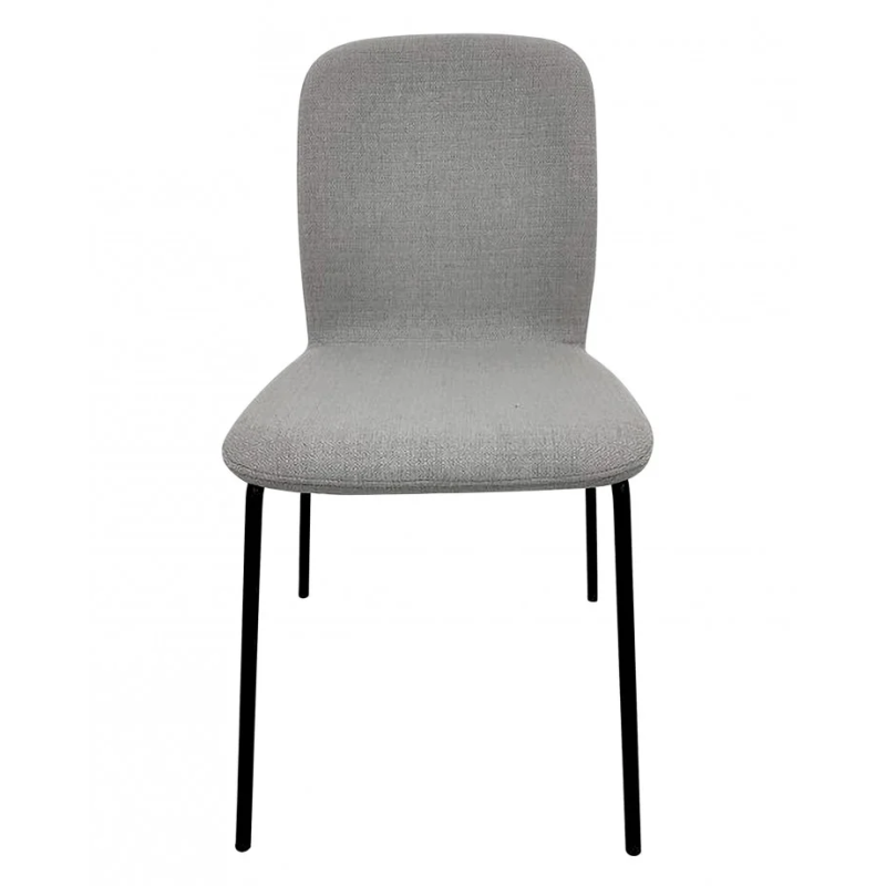 Стул кухонный NAVY Черный каркас/Светло-серая ткань (21272-01)