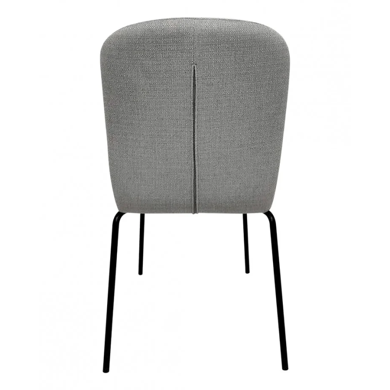 Стул кухонный NAVY Черный каркас/Светло-серая ткань (21272-01)