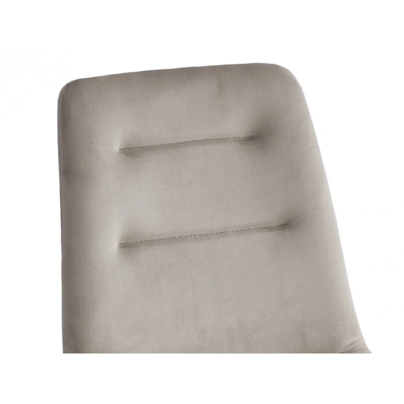 Стул кухонный RUBY Черный каркас / Темно Бежевый велюр (20137-01)