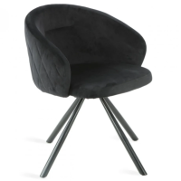 Стул KELLY черный каркас/черный (19572-01)