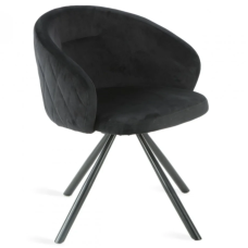 Стул KELLY черный каркас/черный (19572-01)