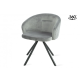 Стул KELLY черный каркас/серый 360º (19571-01)
