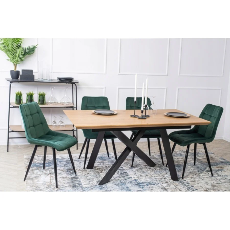 Стул кухонный Charlie Зеленый велюр (8297-01)