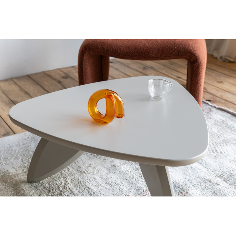 Журнальний стіл Вітторіо C-300 теплий пісок Vetro Mebel