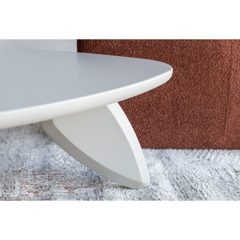 Журнальний стіл Вітторіо C-300 теплий пісок Vetro Mebel